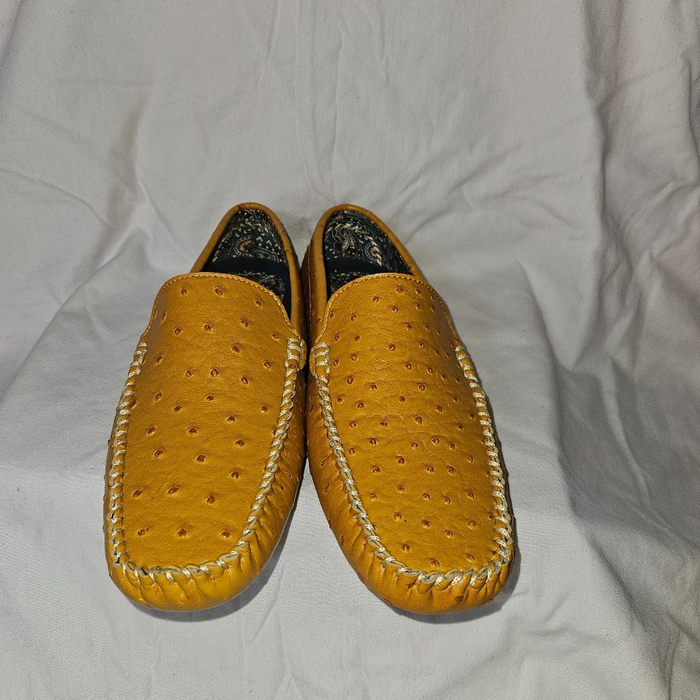 NEW  - Faranzi Men's Slip on  Sz: 9 Color:Gold/mustard